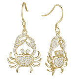 Pavé Crab Hook Earrings Earrings Island by Koa Nani 