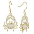 Pavé Crab Hook Earrings Earrings Island by Koa Nani 
