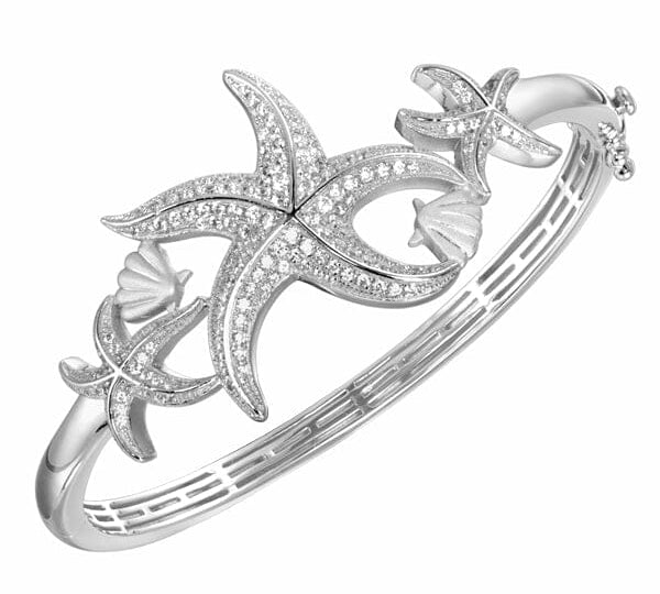 Pavé Dancing Hokuhele Bangle Bangle Island by Koa Nani 