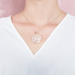 Pavé Dolphin Medallion Pendant Island by Koa Nani 