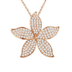 Pavé Island Orchid Pendant Pendant Island by Koa Nani Rose Gold 