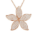 Pavé Island Orchid Pendant Pendant Island by Koa Nani Rose Gold 