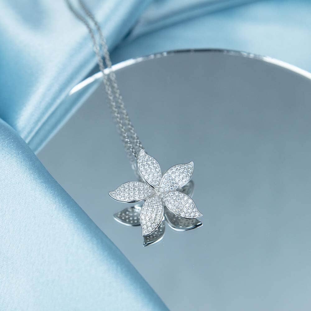 Pavé Island Orchid Pendant Pendant Island by Koa Nani 