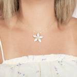 Pavé Island Orchid Pendant Pendant Island by Koa Nani 