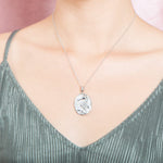 Pavé Magical Seahorse Medallion Pendant Island by Koa Nani 