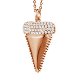 Pavé Mano Tooth Pendant Pendant Island by Koa Nani Rose Gold 