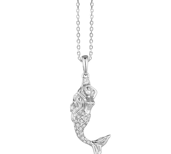 Pavé Mermaid Pendant Pendant Island by Koa Nani Style 1 