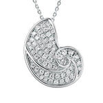 Pavé Nautilus Shell Pendant Pendant Island by Koa Nani White Gold 