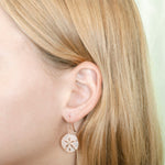 Pavé Ocean Isle Sand Dollar Earrings Earrings Island by Koa Nani 