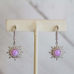 Pavé Opal Sun Earrings Earrings Island by Koa Nani 