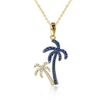 Pavé Sapphire La'au Pama Pendant Pendant Island by Koa Nani 