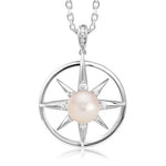 Pearl Compass Pendant Pendant Island by Koa Nani Freshwater Pearl 