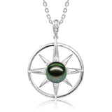 Pearl Compass Pendant Pendant Island by Koa Nani Tahitian Pearl 