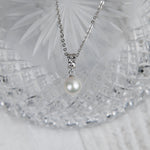 Pearl Engraved Plumeria Pendant Pendant Island by Koa Nani 