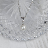 Pearl Engraved Plumeria Pendant Pendant Island by Koa Nani 