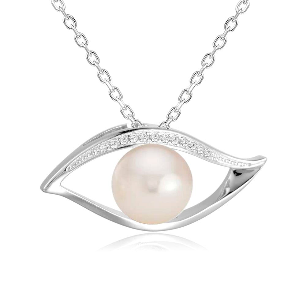 Pearl Eye of the Sea Pendant Pendant Island by Koa Nani Pink Freshwater Pearl 