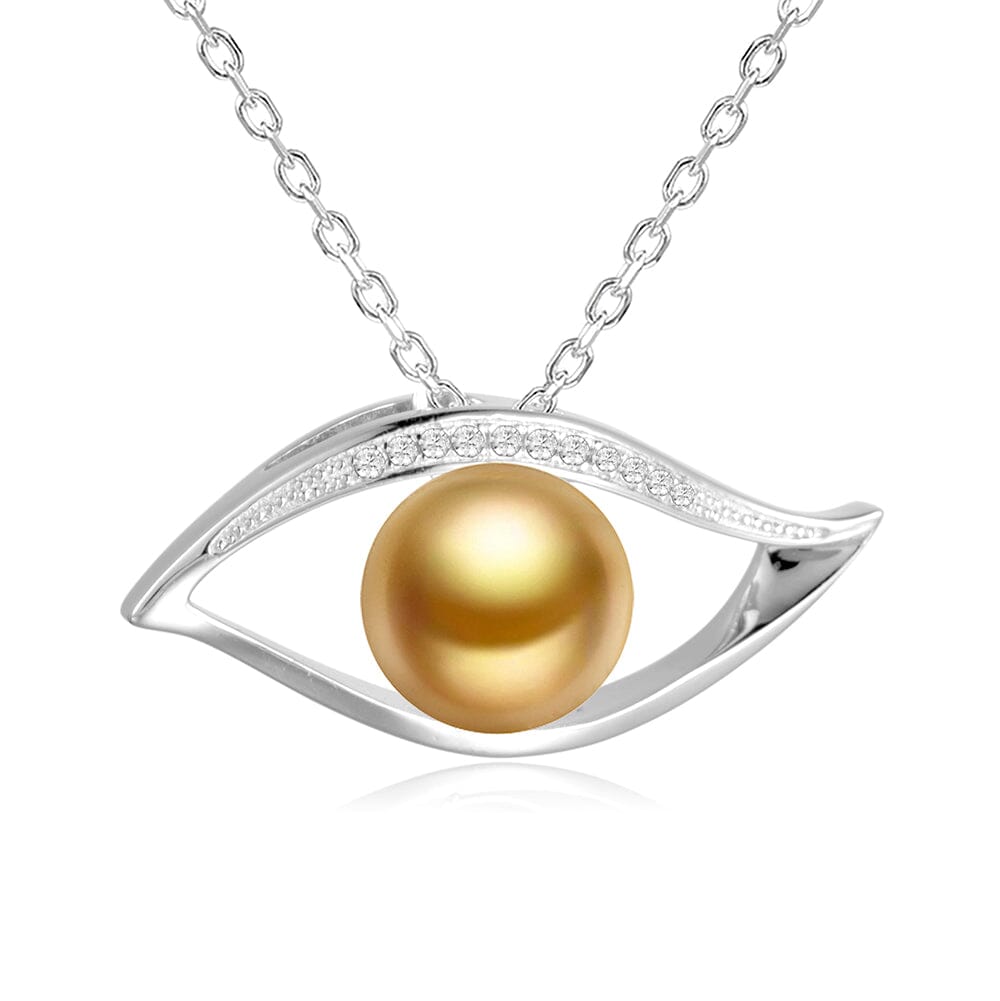 Pearl Eye of the Sea Pendant Pendant Island by Koa Nani Gold South Sea Pearl 