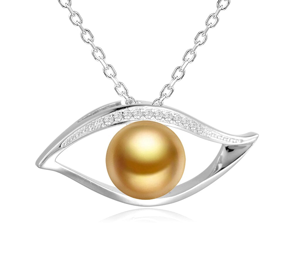 Pearl Eye of the Sea Pendant Pendant Island by Koa Nani Gold South Sea Pearl 
