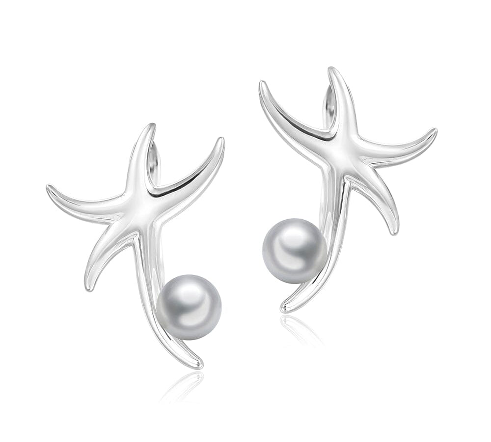 Pearl Hokuhele Earrings Earrings Island by Koa Nani Akoya Pearl 