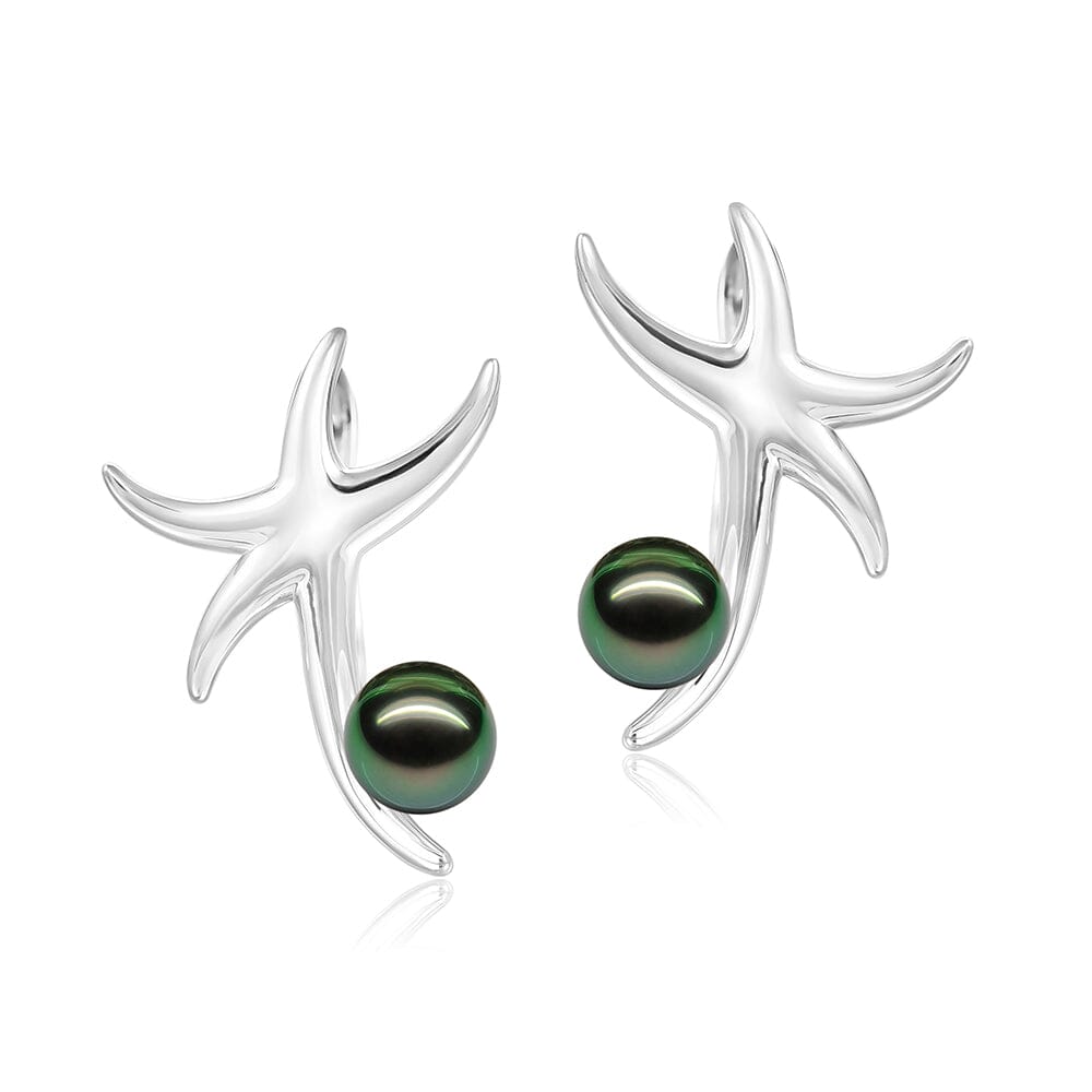 Pearl Hokuhele Earrings Earrings Island by Koa Nani Tahitian Pearl 