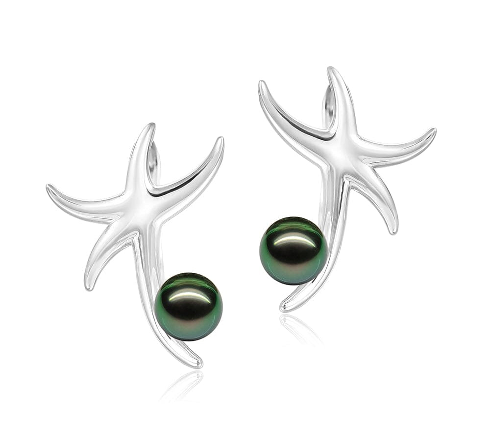 Pearl Hokuhele Earrings Earrings Island by Koa Nani Tahitian Pearl 