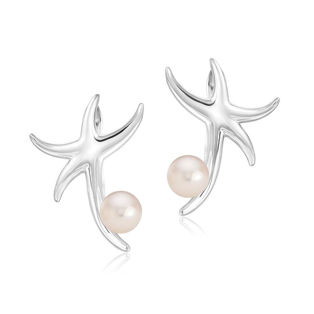 Pearl Hokuhele Earrings Earrings Island by Koa Nani Pink Freshwater Pearl 