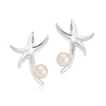 Pearl Hokuhele Earrings Earrings Island by Koa Nani Pink Freshwater Pearl 
