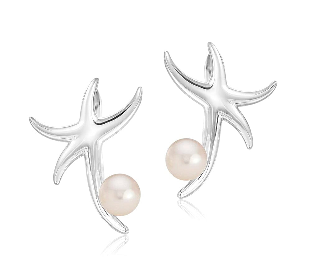 Pearl Hokuhele Earrings Earrings Island by Koa Nani Pink Freshwater Pearl 