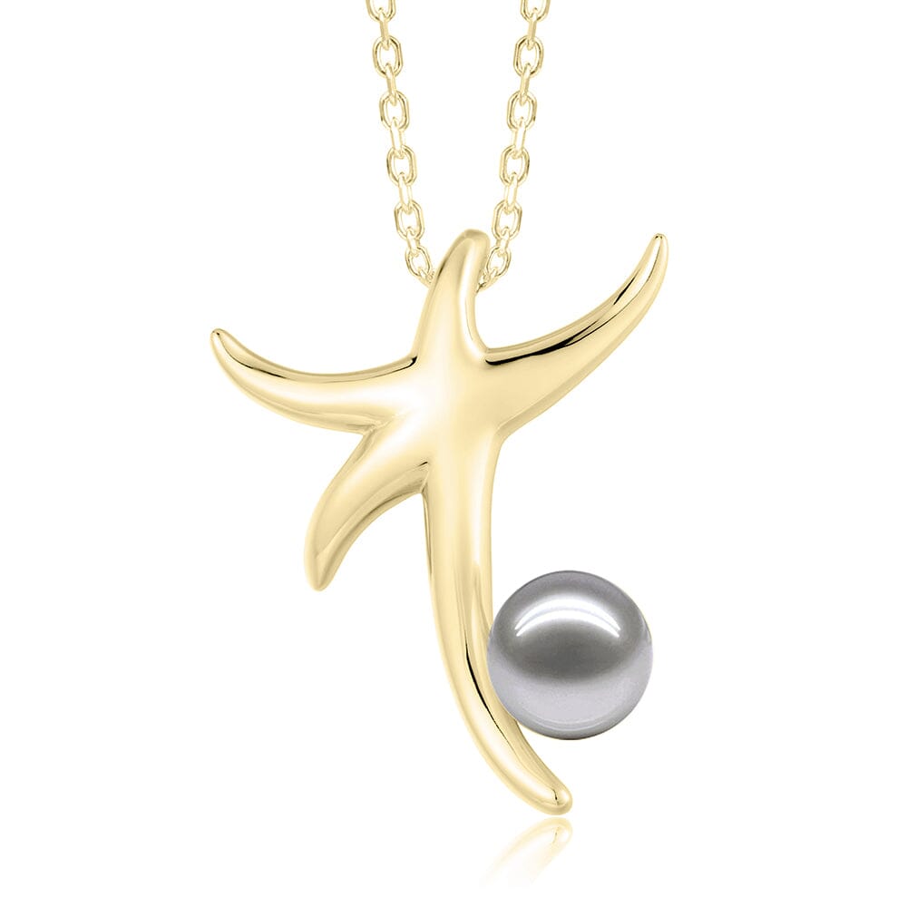 Pearl Hokuhele Pendant Pendant Island by Koa Nani Akoya Pearl 