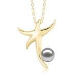Pearl Hokuhele Pendant Pendant Island by Koa Nani Akoya Pearl 