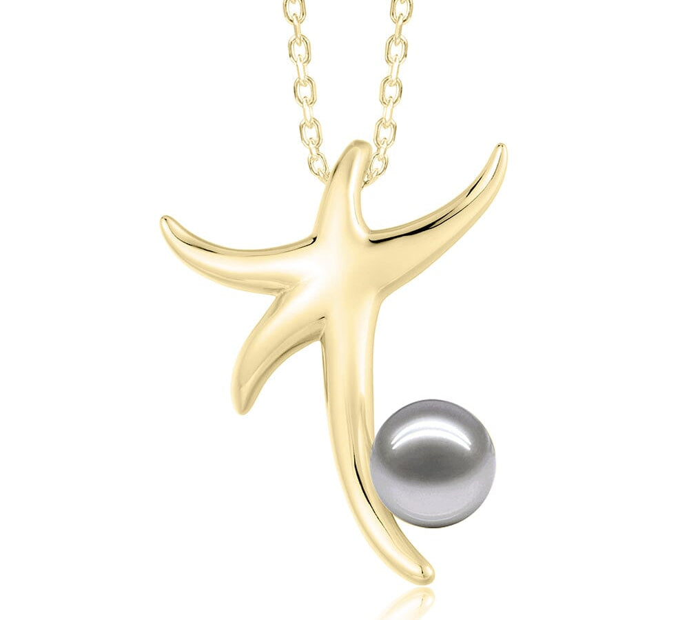 Pearl Hokuhele Pendant Pendant Island by Koa Nani Akoya Pearl 