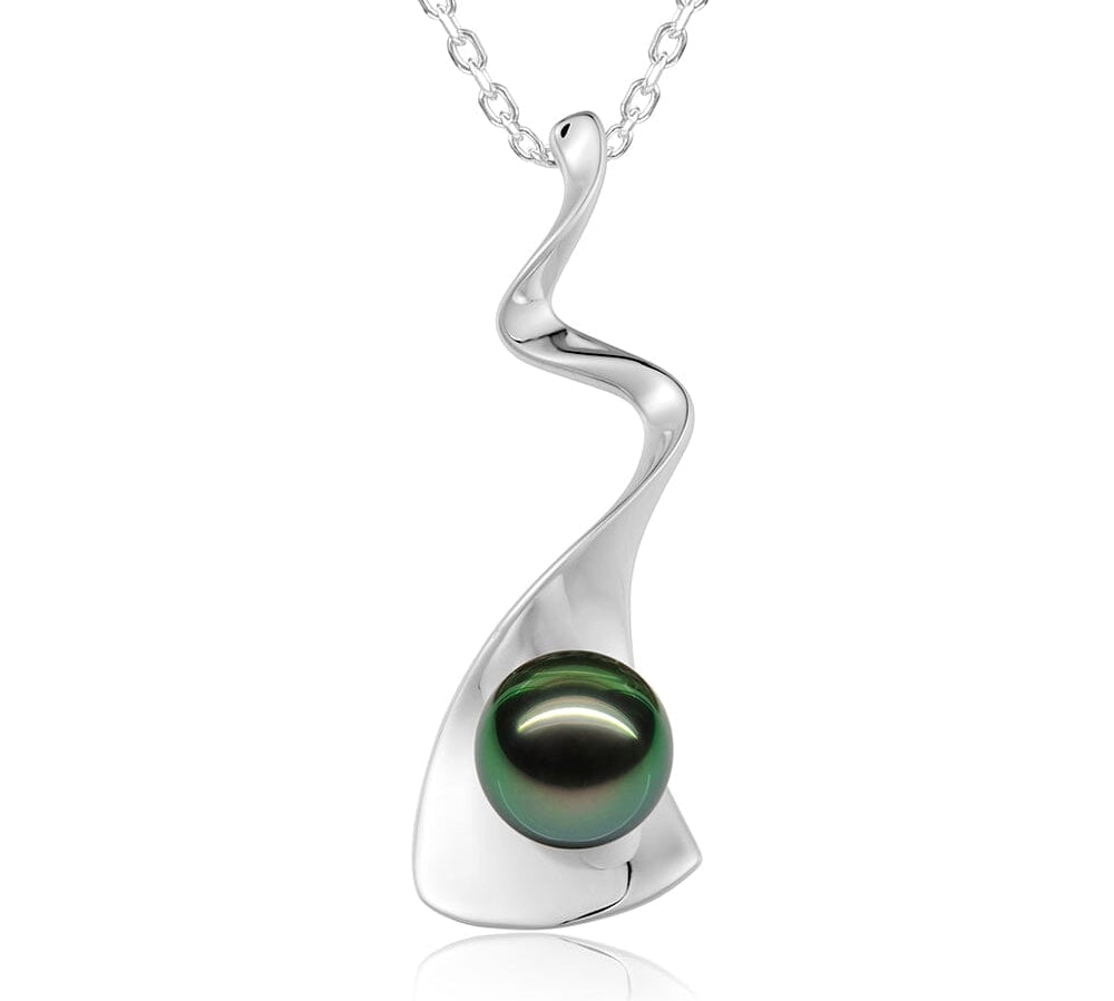 Pearl Lava Flow Pendant Pendant Island by Koa Nani Tahitian Pearl 