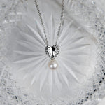 Pearl Monstera Leaf Pendant Pendant Island by Koa Nani 