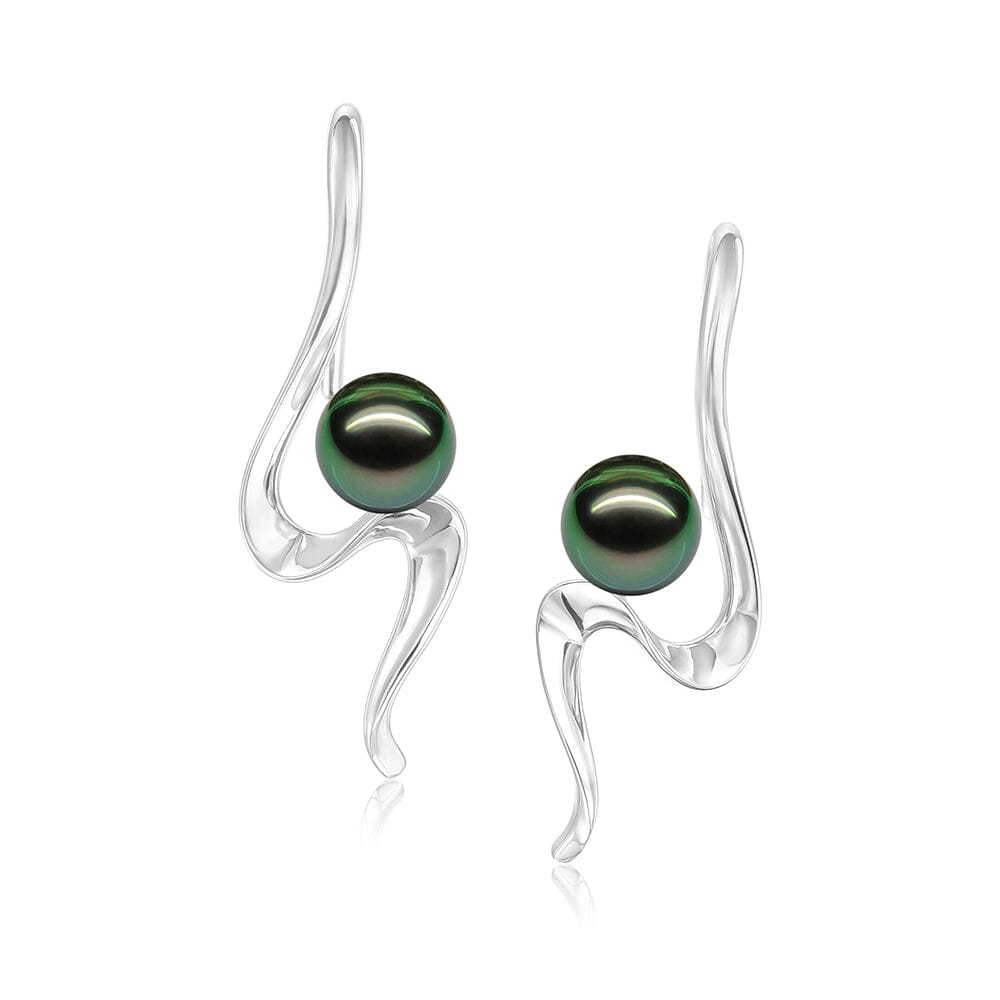 Pearl Northern Lights Earrings Earrings Island by Koa Nani Tahitian Pearl 