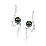 Pearl Northern Lights Earrings Earrings Island by Koa Nani Tahitian Pearl 