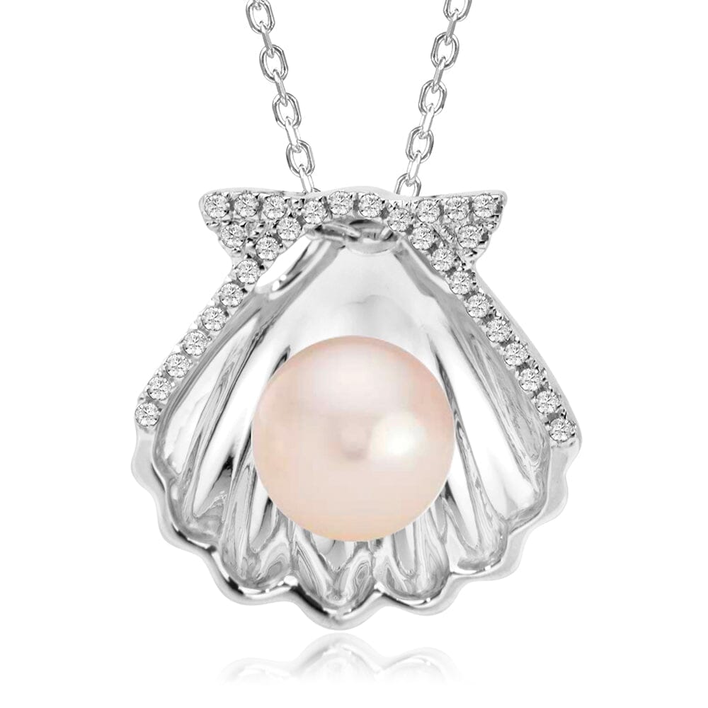 Pearl Oyster Shell Pendant Pendant Island by Koa Nani Pink Freshwater Pearl 