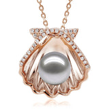 Pearl Oyster Shell Pendant Pendant Island by Koa Nani Akoya Pearl 