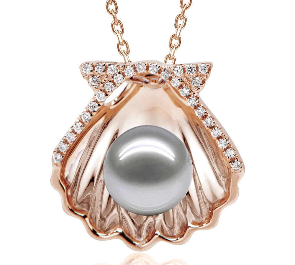 Pearl Oyster Shell Pendant Pendant Island by Koa Nani Akoya Pearl 