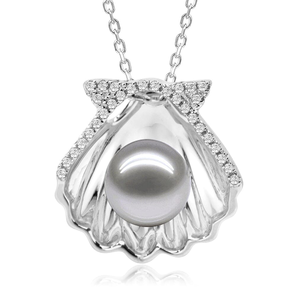 Pearl Oyster Shell Pendant Pendant Island by Koa Nani Akoya Pearl 