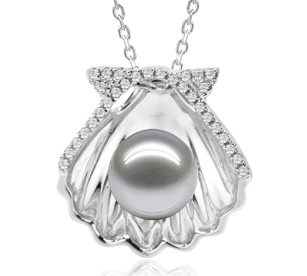 Pearl Oyster Shell Pendant Pendant Island by Koa Nani Akoya Pearl 