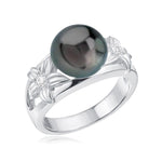 Pearl Pikake Ring Ring Island by Koa Nani Tahitian Pearl 