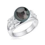 Pearl Pikake Ring Ring Island by Koa Nani Tahitian Pearl 