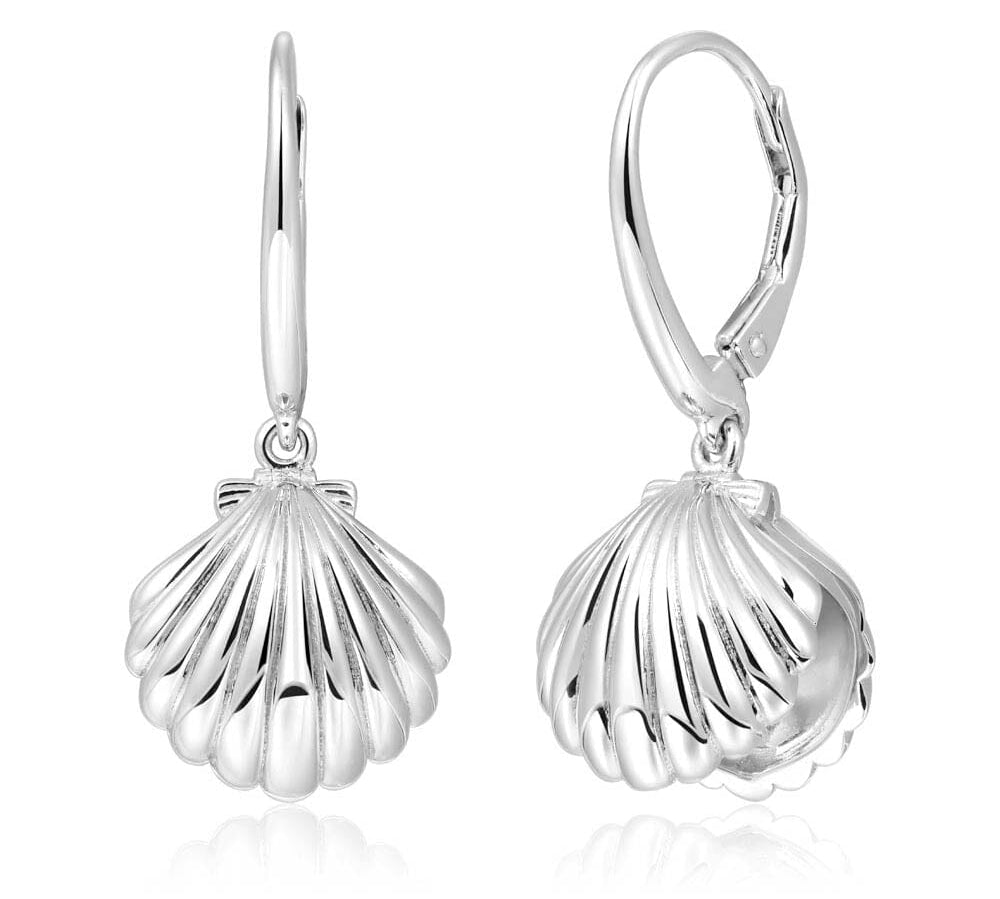 Pearl Shell Locket Earrings Earrings Island by Koa Nani 