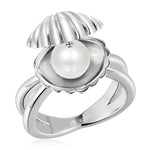 Pearl Shell Locket Ring Ring Island by Koa Nani 