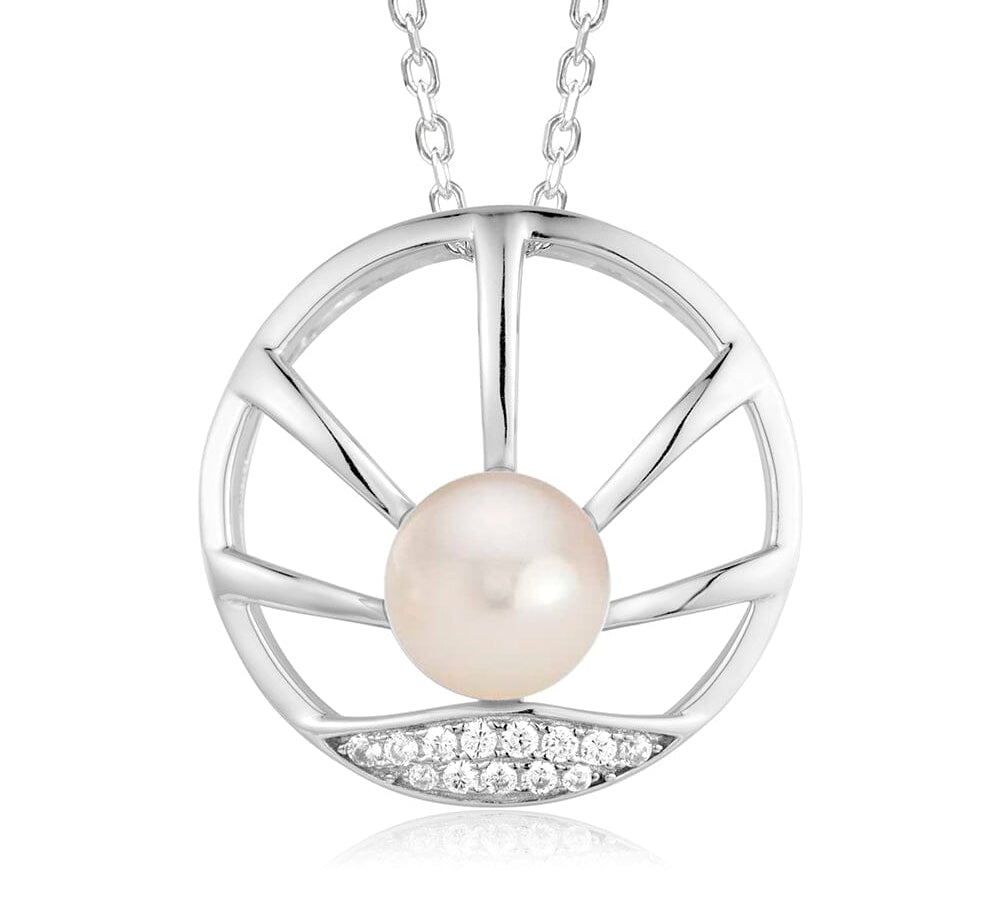 Pearl Sun Beams Eternity Pendant Pendant Island by Koa Nani Pink Freshwater Pearl 