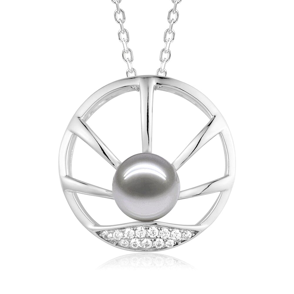 Pearl Sun Beams Eternity Pendant Pendant Island by Koa Nani Akoya Pearl 