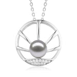 Pearl Sun Beams Eternity Pendant Pendant Island by Koa Nani Akoya Pearl 