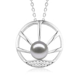 Pearl Sun Beams Eternity Pendant Pendant Island by Koa Nani Akoya Pearl 