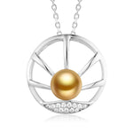 Pearl Sun Beams Eternity Pendant Pendant Island by Koa Nani Gold South Sea Pearl 