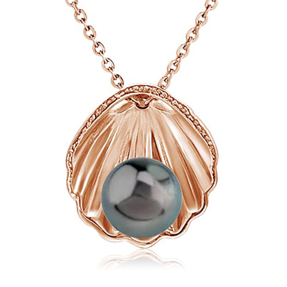 Pearl Surf Shell Pendant Pendant Island by Koa Nani Tahitian Pearl 